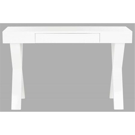 Safavieh Harris Desk, Lacquer White FOX4238A